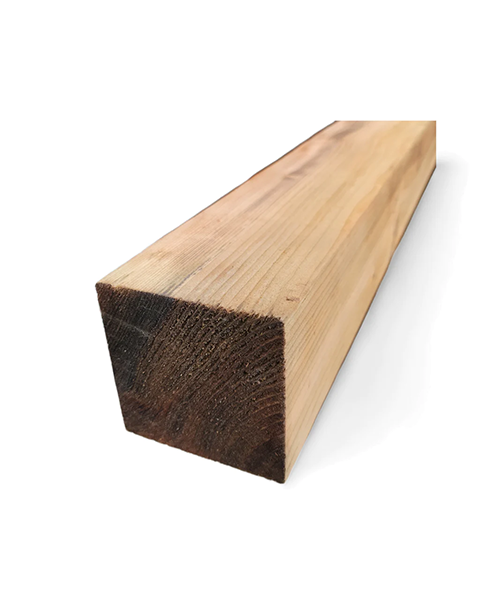 4-1/8" x 4-1/8" Eco Shield Brown Pressure Treated Wood Post